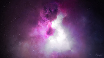 Abstract, Clouds, Shine, Light, Nebula, Glow HD wallpaper