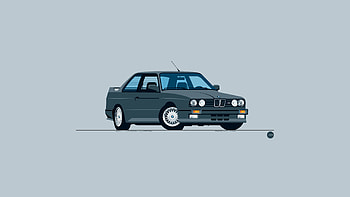 Bmw Car Minimalism, bmw, cars, minimalism, artwork, artist, digital-art HD wallpaper