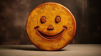 Happy Yellow Smiley, smiley, yellow smiley, smiley face, sculpture, yellow HD wallpaper