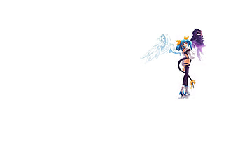 Dizzy, wings, white, tails, light, guilty gear, dark HD wallpaper