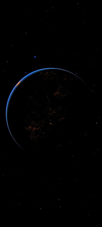 Life, electric blue, midnight, earth, space HD phone wallpaper