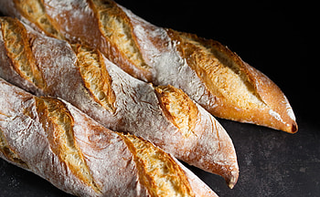 Simple baguettes, Effortless baking, Crispy exterior, Soft inside HD wallpaper