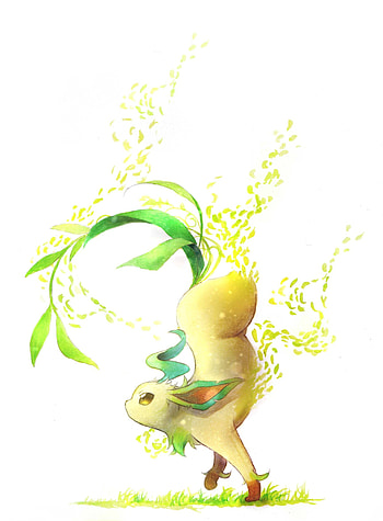 Pokemon Leafeon, Top , Backgrounds HD phone wallpaper