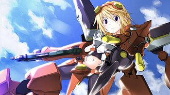 Charlotte Dunois backgrounds, Infinite Stratos beauty, Charming anime girl, Fighter in uniform HD wallpaper
