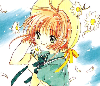 Beautful eyes, cute, anime girl, sakura kinomoto HD wallpaper