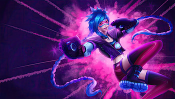 Overwatch X Jinx From League Of Legends, jinx-league-of-legends, league-of-legends, games, 2024-games, artist, artwork, digital-art, video-games, artstation HD wallpaper