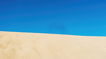 Clear Sky Desert Blue , desert, sky, nature HD wallpaper