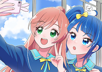 Nijigaoka Mashiro & Sora Harewataru, Sora Harewataru, Nijigaoka Mashiro, Anime, Hirogaru Sky! Pretty Cure HD wallpaper