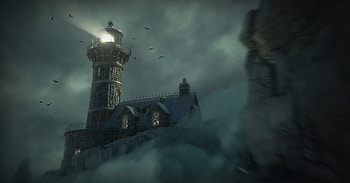 Stygian: Outer Gods - Eerie Lighthouse Adventure, video game HD wallpaper