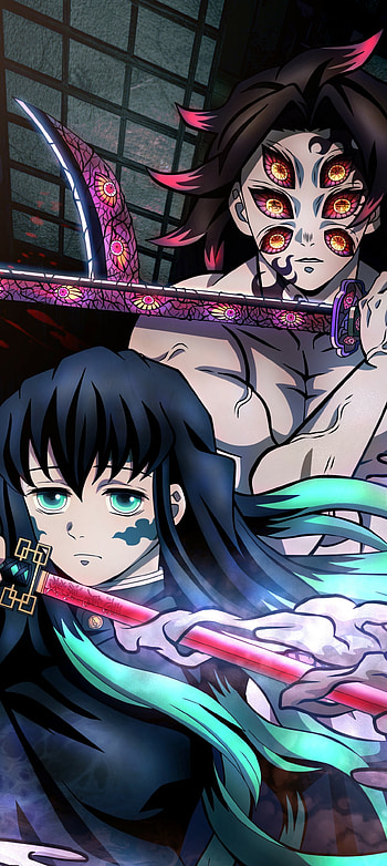 Kokushibo vs Muichiro — Demon Slayer: Kimetsu no Yaiba , Kokushibo (Demon Slayer), Muichiro Tokito, Anime, Demon Slayer: Kimetsu no Yaiba HD phone wallpaper