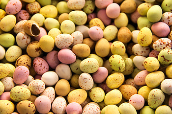 Easter eggs, colorful, chocolate HD wallpaper