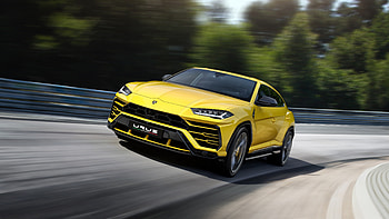 Lamborghini urus, car, on road HD wallpaper