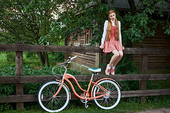 Model, redhead, girl, women HD wallpaper