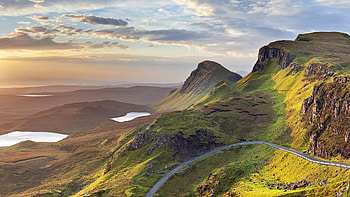 Isle of Skye, Quiraing, Scottish adventure, Nature's grandeur HD wallpaper