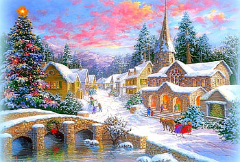 the kids have fun, winter, children, painting, sled HD wallpaper