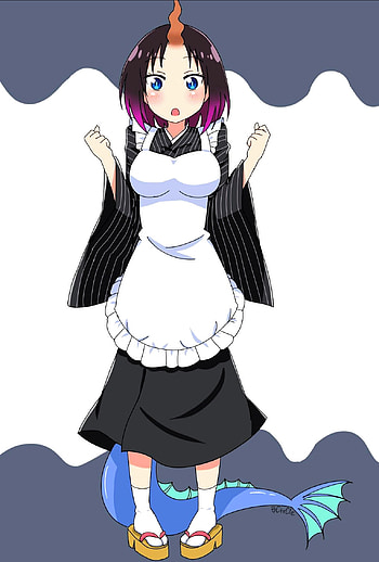 Elma, Dragon maid HD phone wallpaper