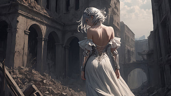 The Last Queen Of The Fallen Kingdom, queen, artist, artwork, digital-art HD wallpaper