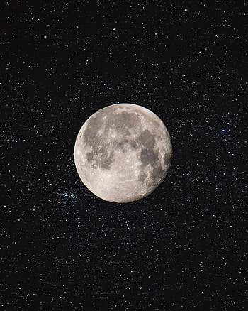 Universe, Stars, Moon, Open Space, Astronomy HD phone wallpaper