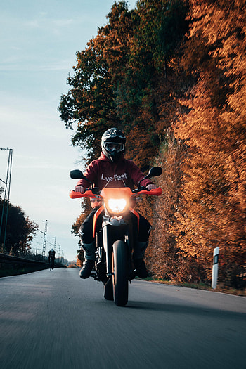 Motorcycles, Road, Motorcyclist, Front View, Motorcycle, Bike HD phone wallpaper