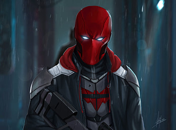 Red Hood Art, red-hood, artwork, superheroes, deviantart, artist, digital-art HD wallpaper