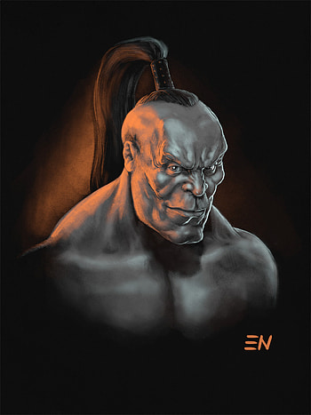 Goro, Mortal Kombat, Eugene Napadovsky portrait HD phone wallpaper