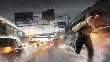 Heavy rain , Backgrounds HD wallpaper