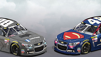Dale Earnhardt Jr., Jimmie Johnson reveal epic 'Batman vs. Superman' paint schemes | NASCAR | Sporting News HD wallpaper