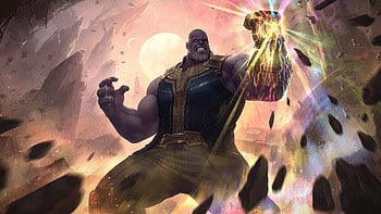 Thanos Manic, thanos, supervillain, superheroes, artist, artwork, digital-art, artstation HD wallpaper
