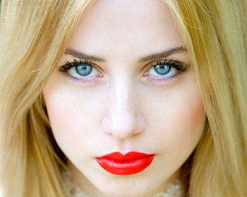 Pretty face, face, blond, look, woman HD wallpaper