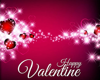 Happy Valentine, hearts, valentines, art, red HD wallpaper