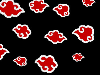 Abstract clouds red patterns naruto shippuden akatsuki HD wallpaper