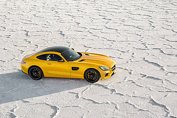Yellow Mercedes Benz Amg GT, mercedes, mercedes-benz, amg, 2018-cars HD wallpaper