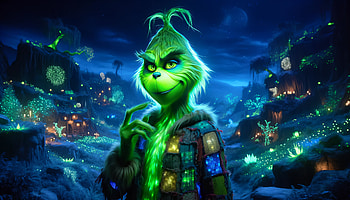 The Grinch, The Grinch, Christmas, animated character, holiday spirit HD wallpaper