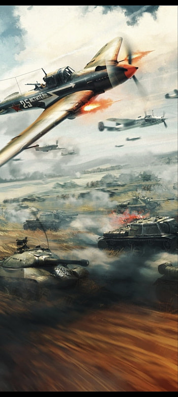 Ww2, military veichles, airplane, war, tank, war thunder HD phone wallpaper