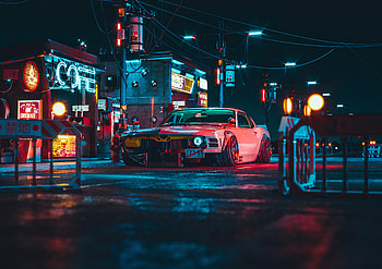 Broken Light, cars, artstation HD wallpaper