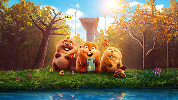 Hoppers — Sunny Meadow Friends HD wallpaper