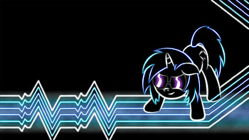My little Pony: Vinyl Scratch Lines, my little pony, vinyl scratch, dj, lines, pony HD wallpaper
