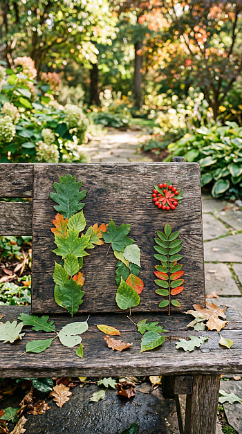 Leafy Hi — Autumn Garden HD phone wallpaper