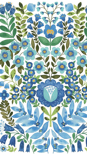 Spoonflower, Blue Aesthetic HD phone wallpaper
