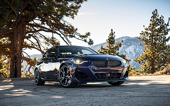 BMW M240i xDrive Coupe, headlights, 2022 cars, luxury cars, G42, 2022 BMW 2-series Couper, german cars, BMW G42, BMW HD wallpaper