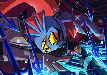 Spear of Justice, Undyne (Undertale), Frisk (Undertale), video game, Undertale HD wallpaper