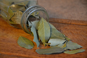 Jar, Bay Leaves HD wallpaper