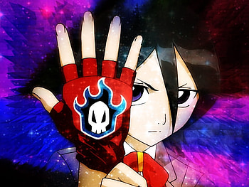 rukia spirit glove, anime girl, anime, women, girl, rukia, spirit glove, female HD wallpaper