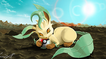 Leafeon Pokmon, , Evolving friendship, Natural beauty HD wallpaper