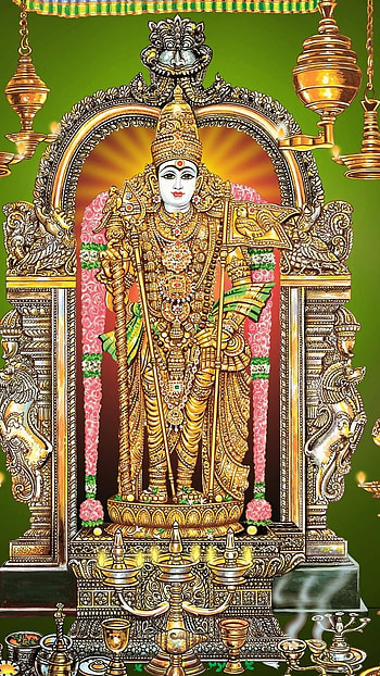 Thiruchendur Murugan, Creative Decoration, Background HD phone wallpaper