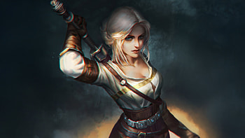 Ciri The Last Surprise, ciri, the-witcher-3, games, artwork, digital-art, art, video-games, pixiv HD wallpaper