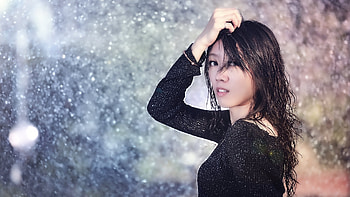 asian, woman HD wallpaper