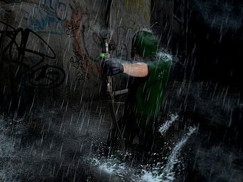 Green Arrow Digital Art, arrow, artist, artwork, deviantart HD wallpaper