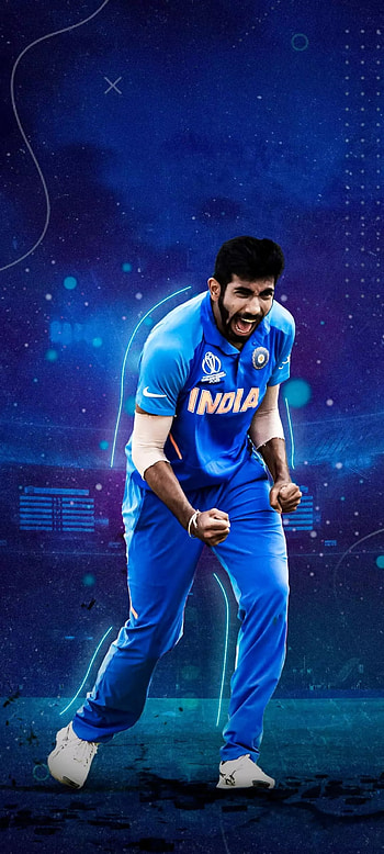 Bumrah, sports uniform, flash graphy HD phone wallpaper