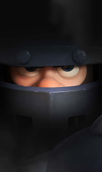 Mega Knight Gaze — Clash Royale Mobile HD phone wallpaper